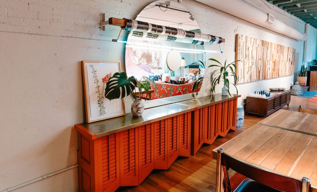 Flora Chang is filled with vintage finds and one-of-a-kind treasures sourced from historic properties and forgotten spaces across LA.